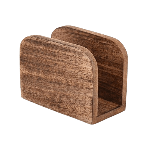 WOOD NAPKIN HOLDER (NATURAL)